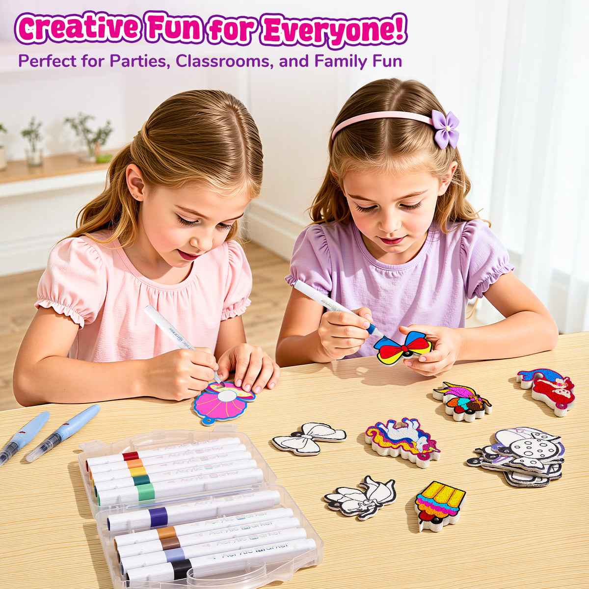 Unicorn 3D Foam Texture Painting Kit – DIY Craft Toy for Kids