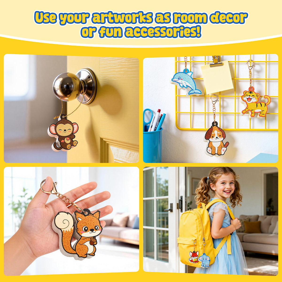 Animal 3D Foam Texture Painting Kit – DIY Craft Toy for Kids
