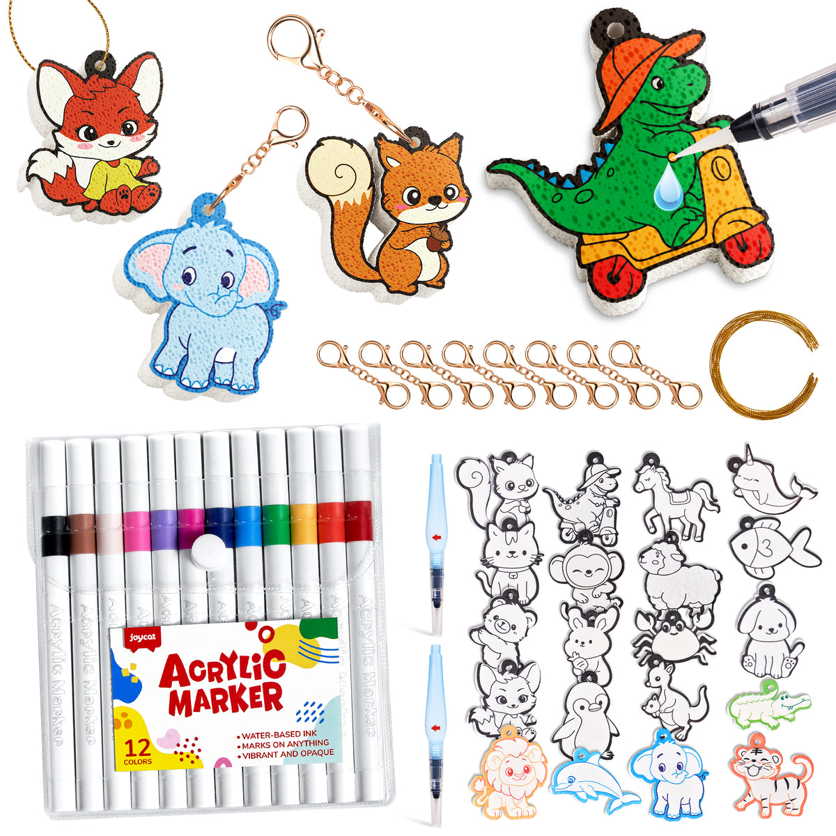 Animal 3D Foam Texture Painting Kit – DIY Craft Toy for Kids