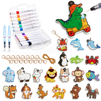 Animal 3D Foam Texture Painting Kit – DIY Craft Toy for Kids
