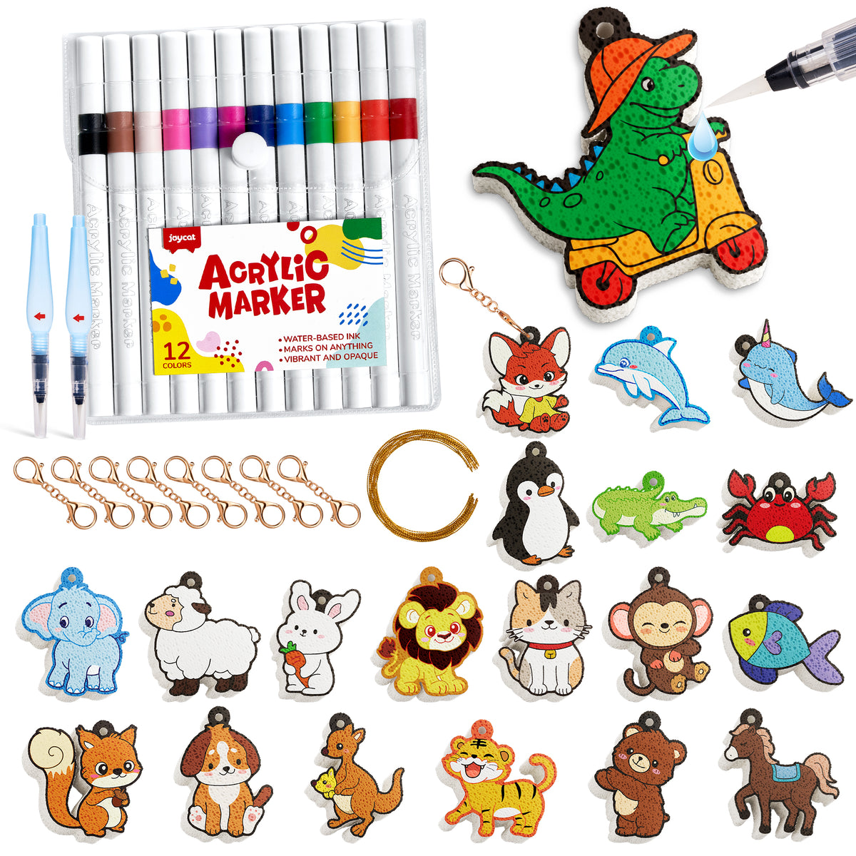 Animal 3D Foam Texture Painting Kit – DIY Craft Toy for Kids