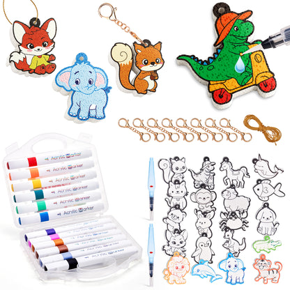 Animal 3D Foam Texture Painting Kit – DIY Craft Toy for Kids