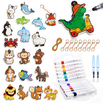 Animal 3D Foam Texture Painting Kit – DIY Craft Toy for Kids