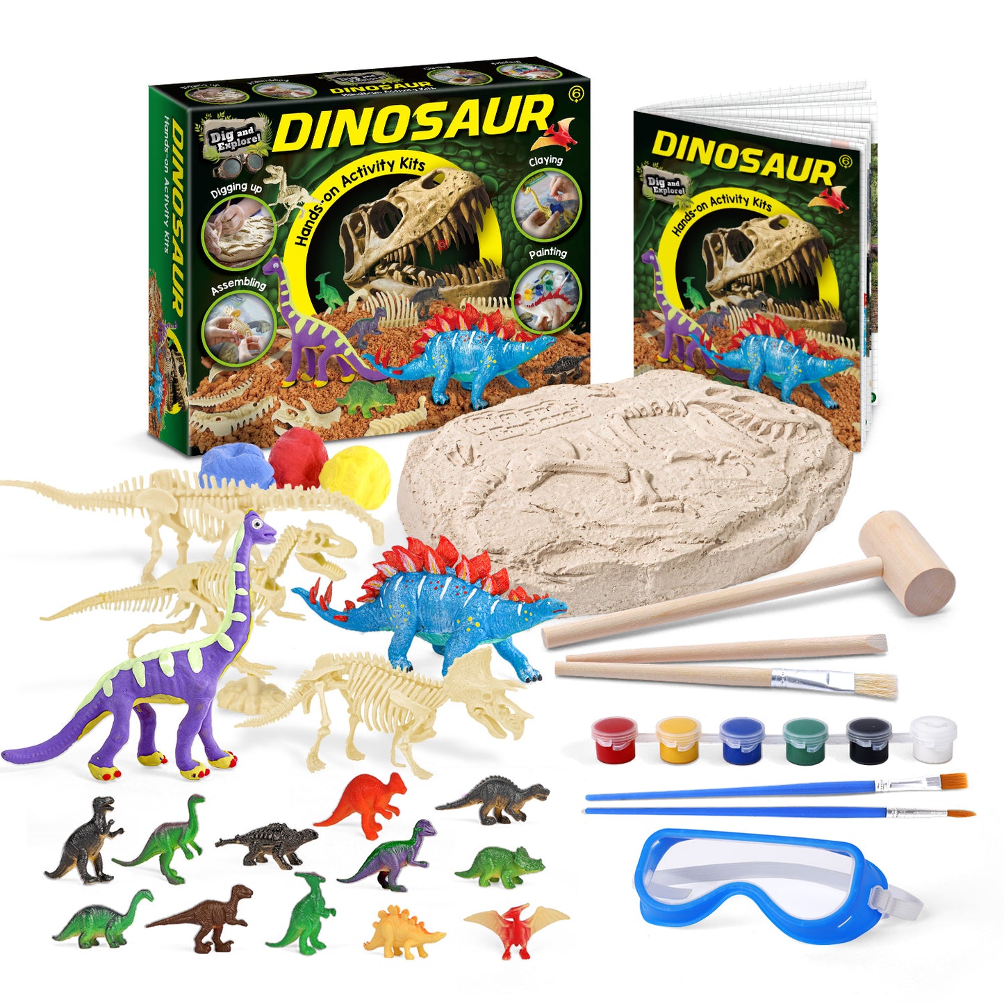 Wow Toys Dig & Explore Dinosaurs Set