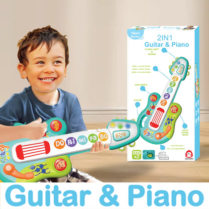 Kids Guitar 2 In 1 Musical Instruments For Kids