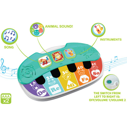 Learning Educational My First Piano Keyboard For Kids - Blue