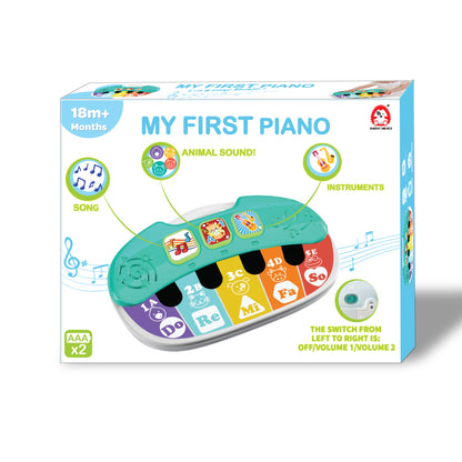 Learning Educational My First Piano Keyboard For Kids - Blue