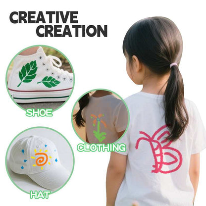 Airbrush Graffiti Kit - DIY Art & Craft Set Blue kids toy with delivery in Kuwait