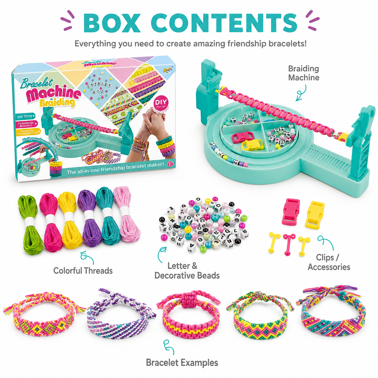 Friendship Bracelet craft set for kids – Kids Gift Ideas Kuwait Online