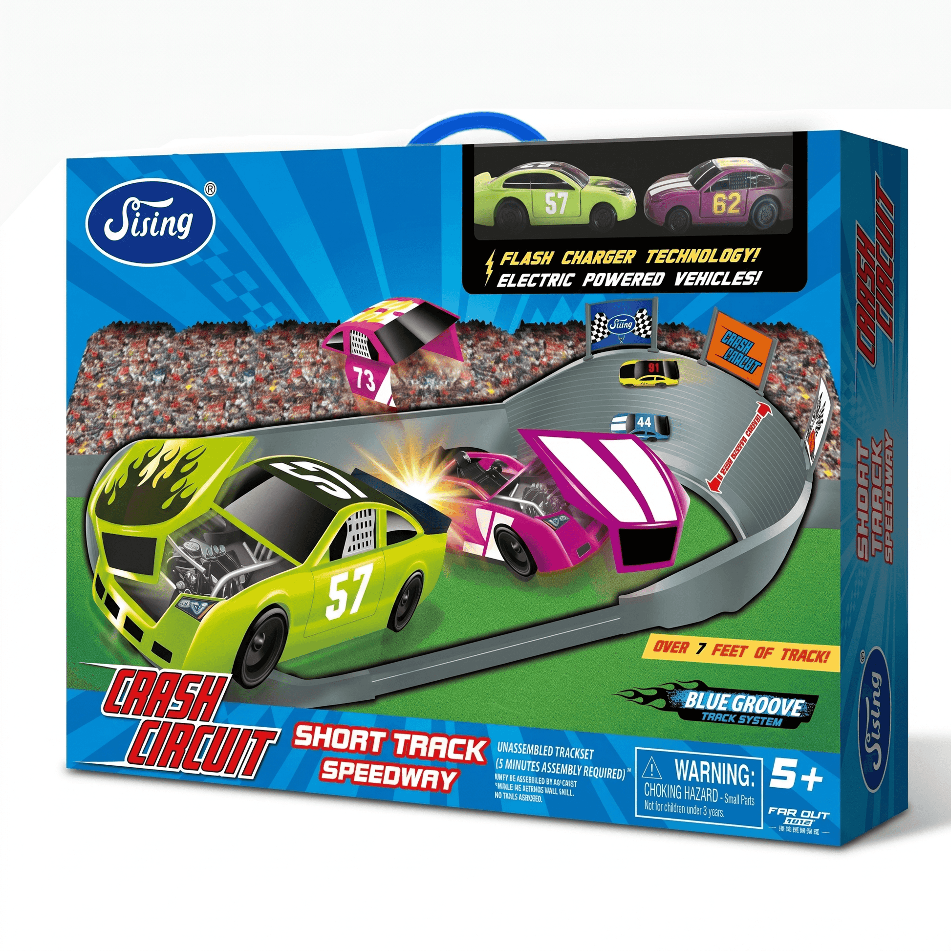 Figure Circuit Short Track Speedway With Cars for kids in Kuwait