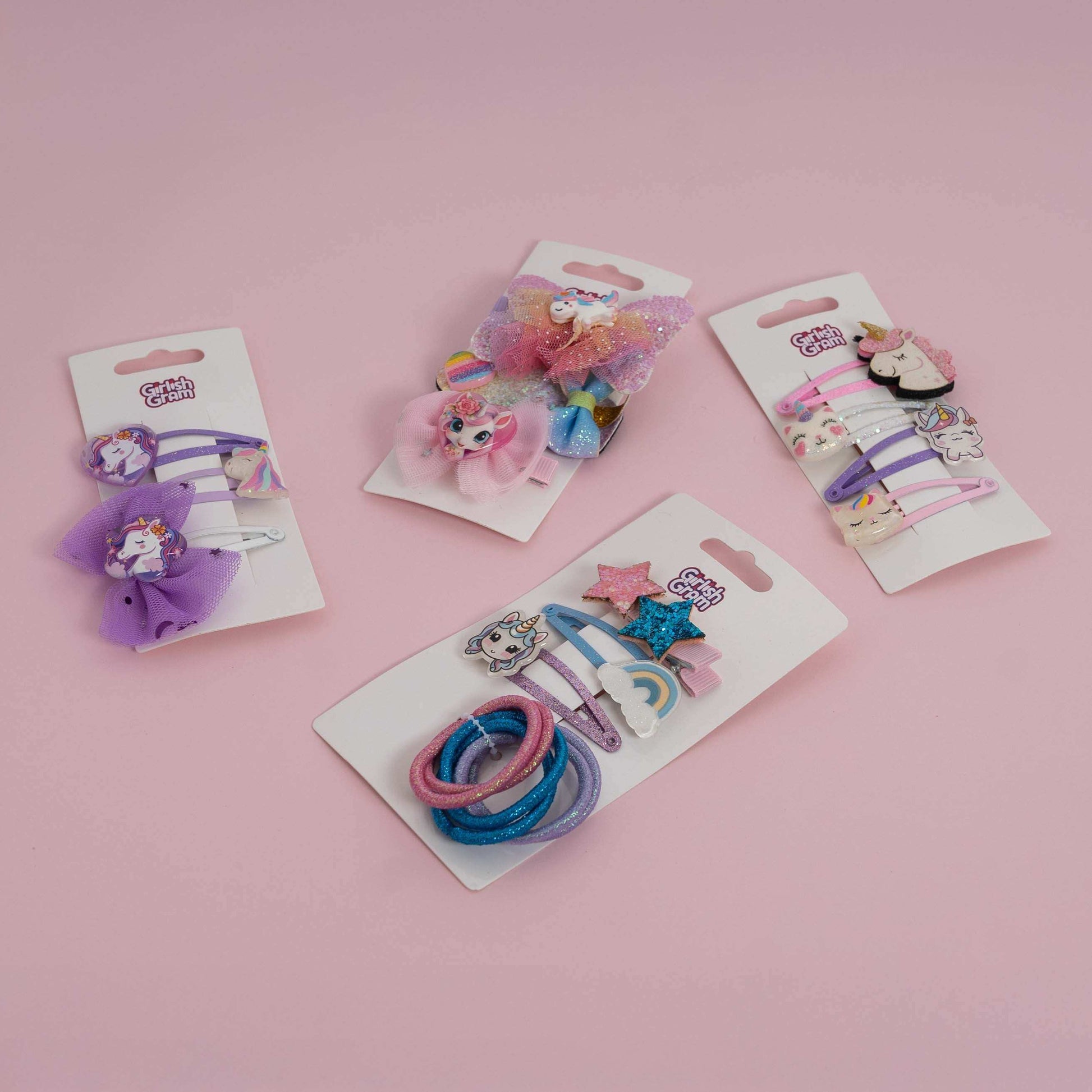 Unicorn Hair Accessories Set for Girls online toy store product in Kuwait