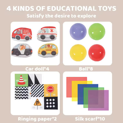 Sensory Cube Pulling Game for Baby