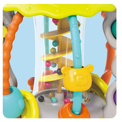 Shake & Pull Busy Ball Toy with Lights Learning for Toddlers playtime toy in Kuwait