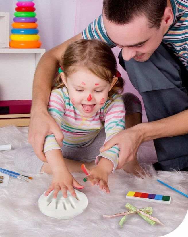 صورة مجموعة هايدي ووكر لطباعة كفوف الحيوانات الأليفة للأطفال
