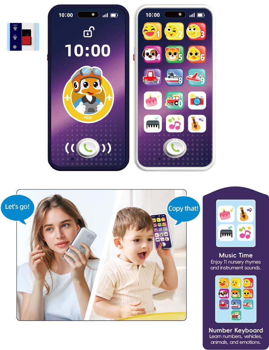 Hola Baby Parent Walkie Talkies & Phone gift toy in Kuwait
