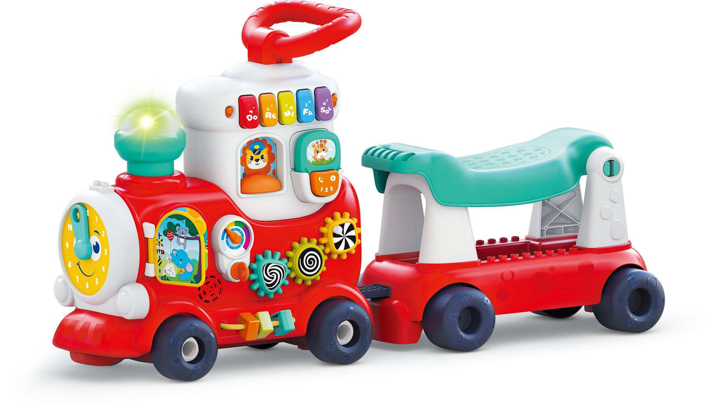 4-In-1 Smart Learning Push & Ride Train toy for boys and girls in Kuwait