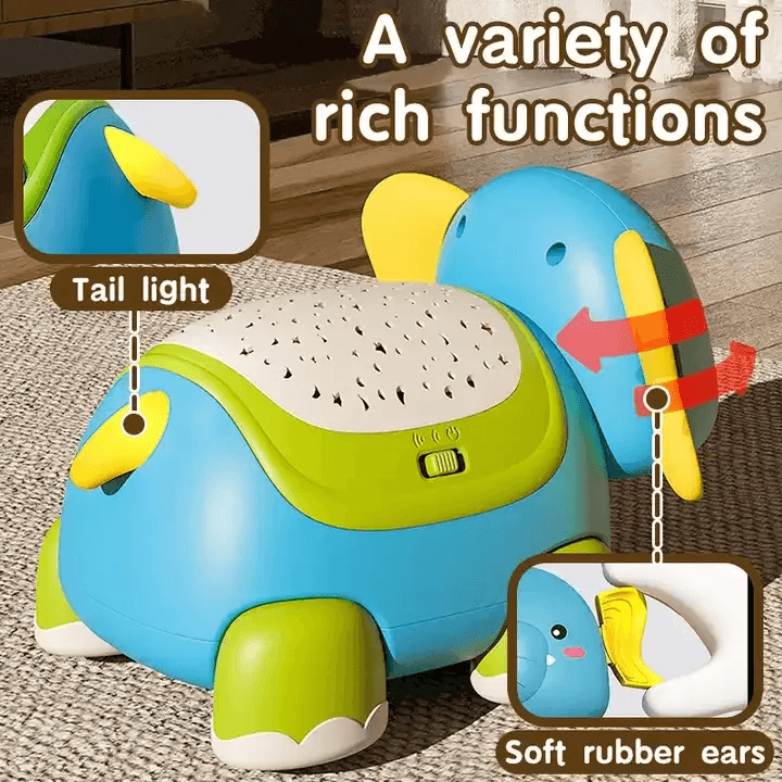 Crawling Elephant Musical Toy with Lights playtime toy for children in Kuwait