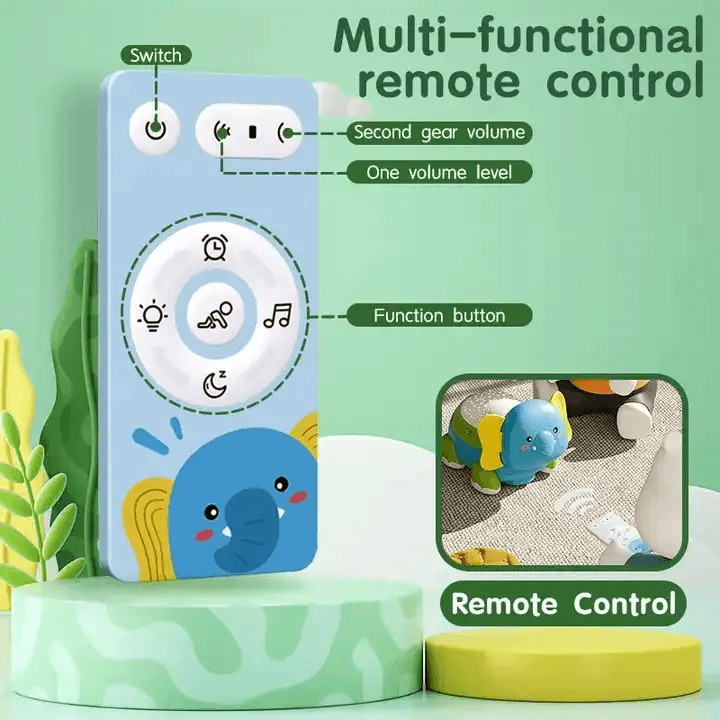 Crawling Elephant Musical Toy with Lights online toy store product in Kuwait