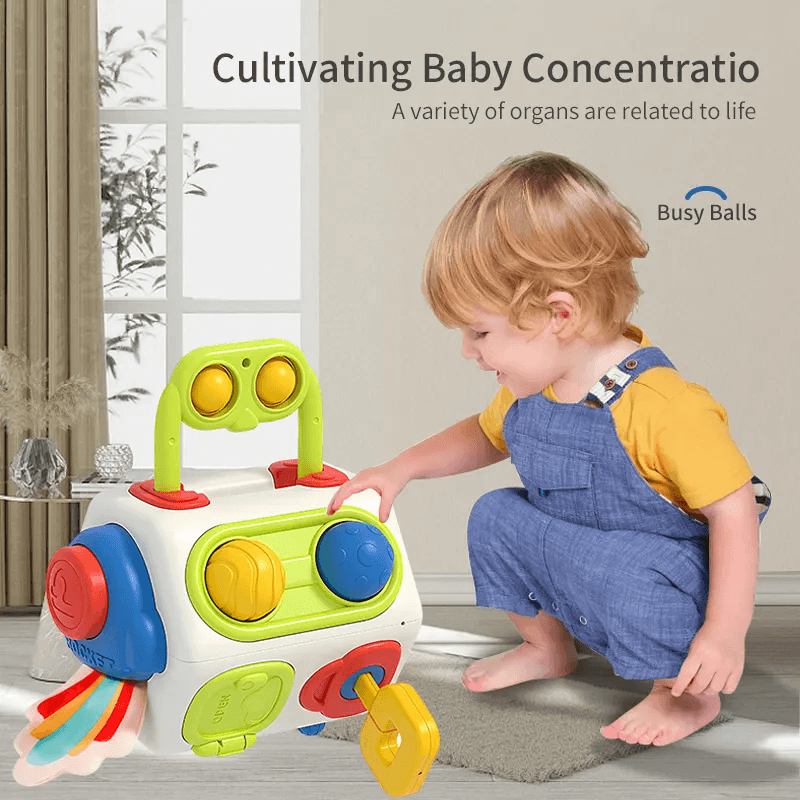 Baby Busy Cube Musical Learning Toy for Toddlers playtime toy in Kuwait