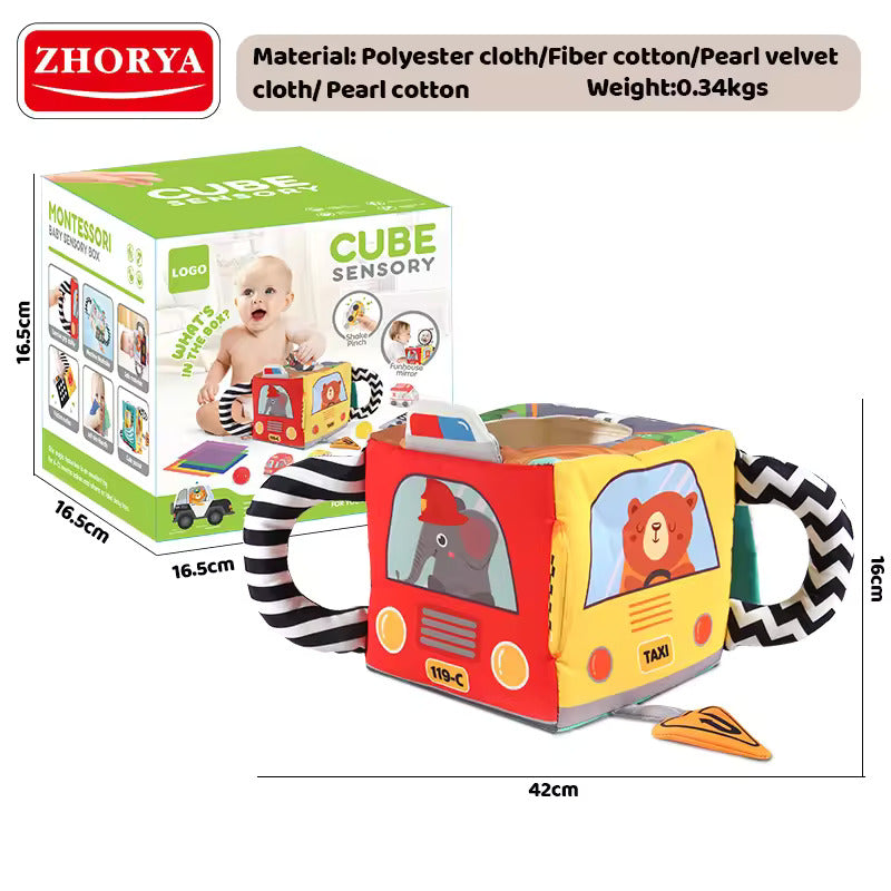 Sensory Cube Pulling Game for Baby
