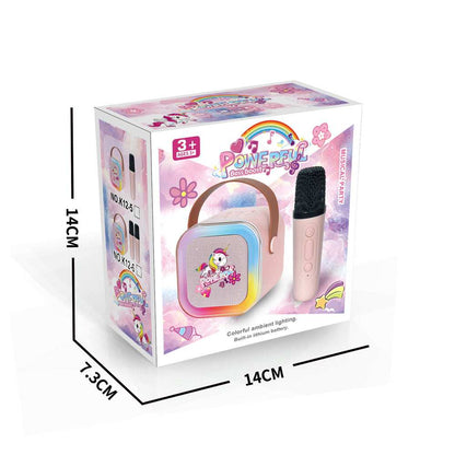Unicorn Bluetooth Karaoke Microphone with LED Speaker for kids in Kuwait