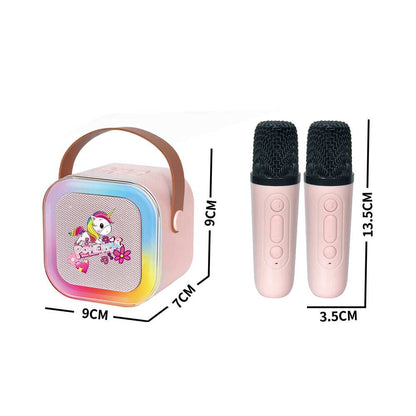 Unicorn Bluetooth Karaoke Microphone with LED Speaker product details for kids in Kuwait