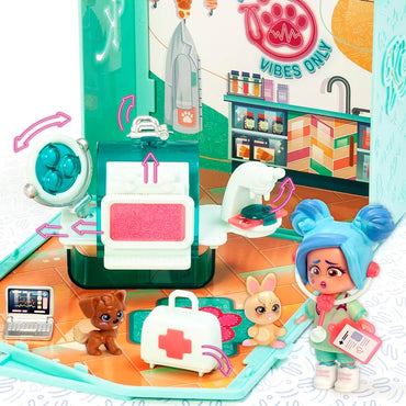 KookyLoos - PlaySet Carla's  PopUp Pet Vet