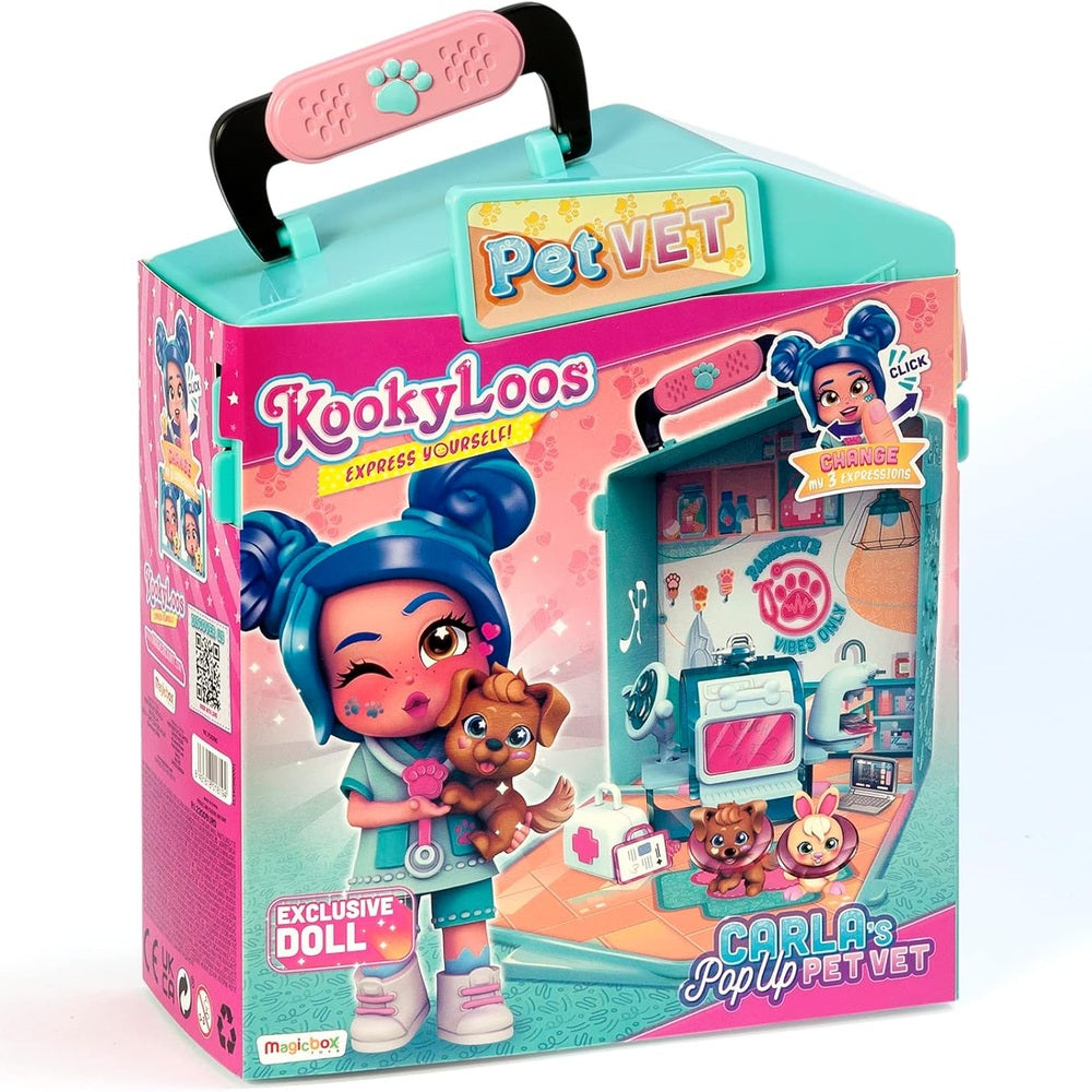 KookyLoos - PlaySet Carla's  PopUp Pet Vet