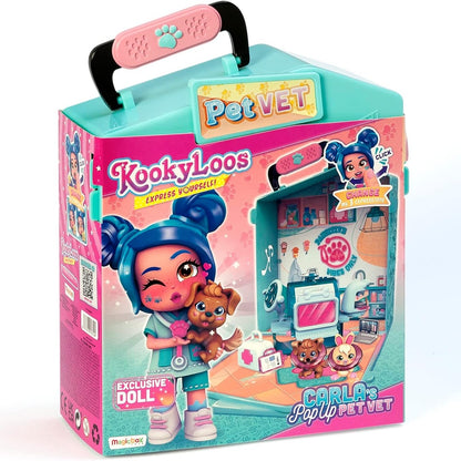 KookyLoos - PlaySet Carla's  PopUp Pet Vet