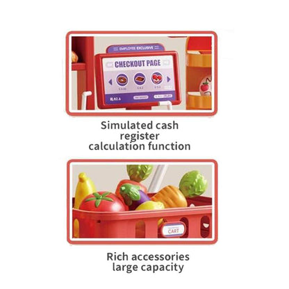 Kids Shopping Cart Trolley Play Set online toy store product in Kuwait