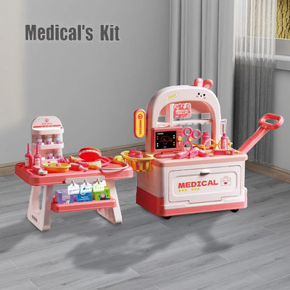 Doctor Cart Kit Pretend Toys For Kids