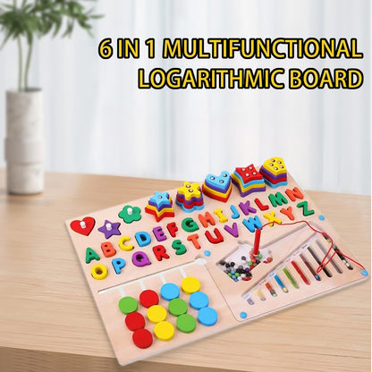 6 In 1 Multifunctional Logarithmic Educational Board
