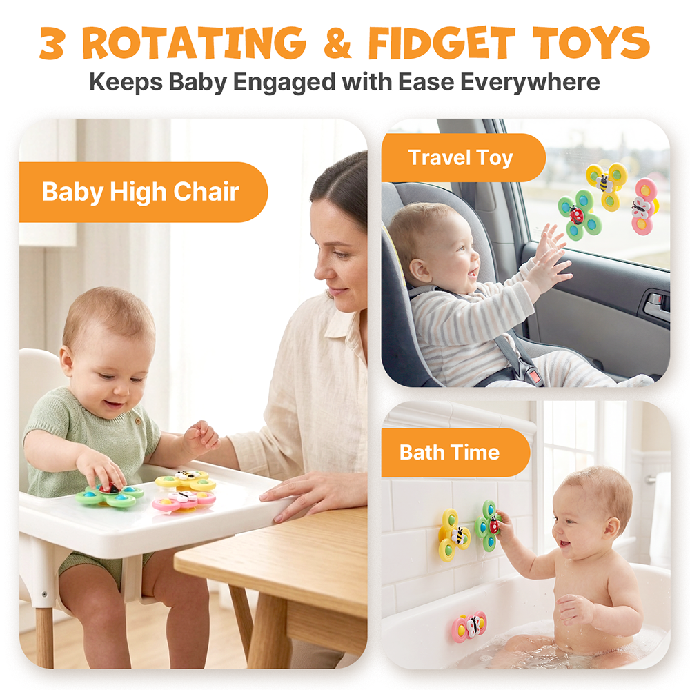 Baby Sensory Toy Gift Set – Rattles, Teethers & Cloth Book