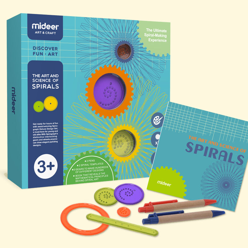 Mideer Spirograph Drawing Set - STEM art toy for kids