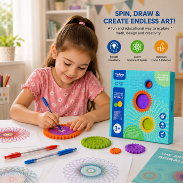 Mideer Spirograph Drawing Set – STEM Art Toy for Kids