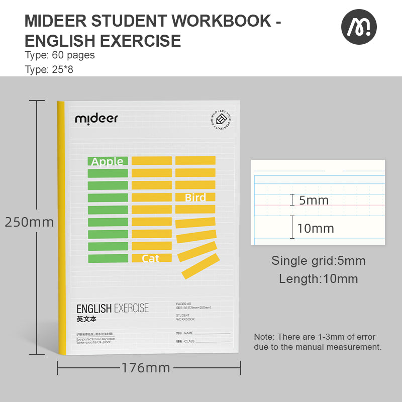 Mideer Student Workbook - English Exercise