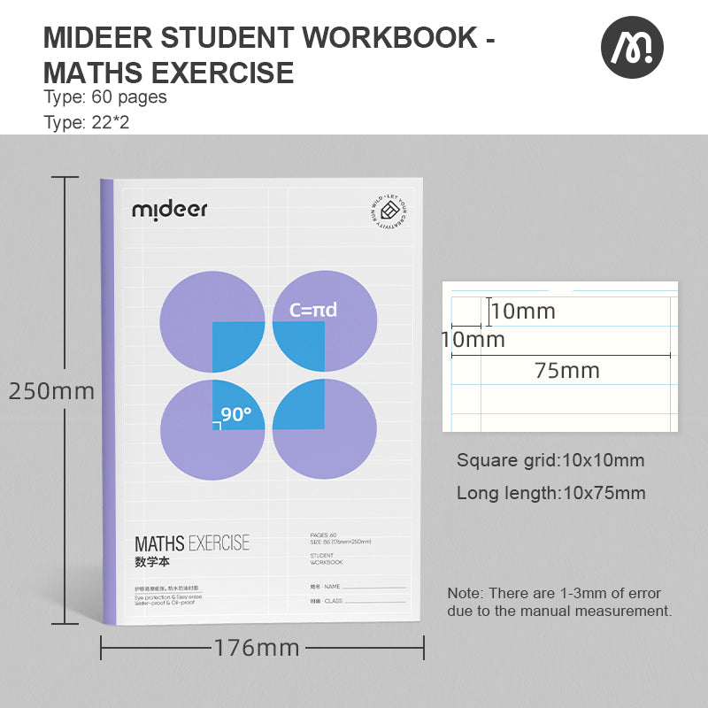 mideer Student Workbook - Maths Exercise