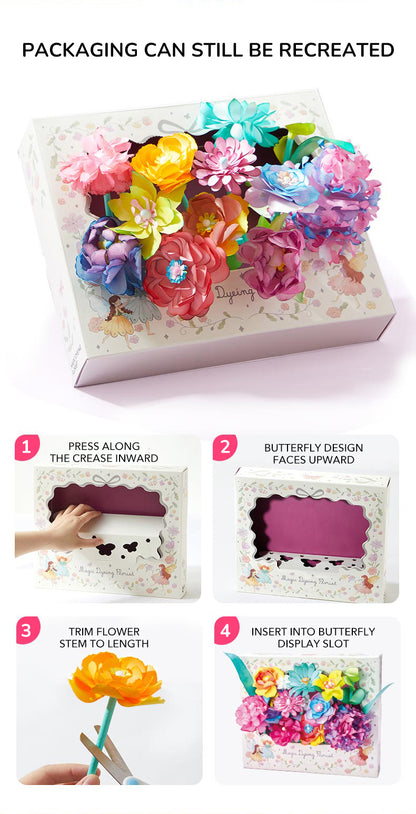 Mideer Magic Dyeing Florist Craft Kit – STEM Art Toy for Kids