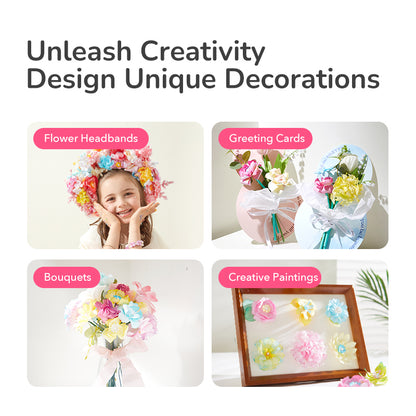 Mideer Magic Dyeing Florist Craft Kit – STEM Art Toy for Kids