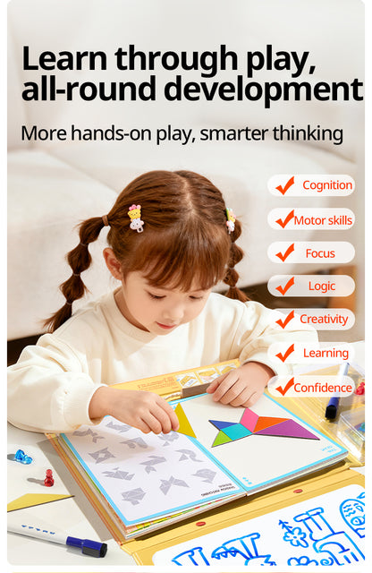 Mideer Sensory Activity Book – Travel Toy for Kids