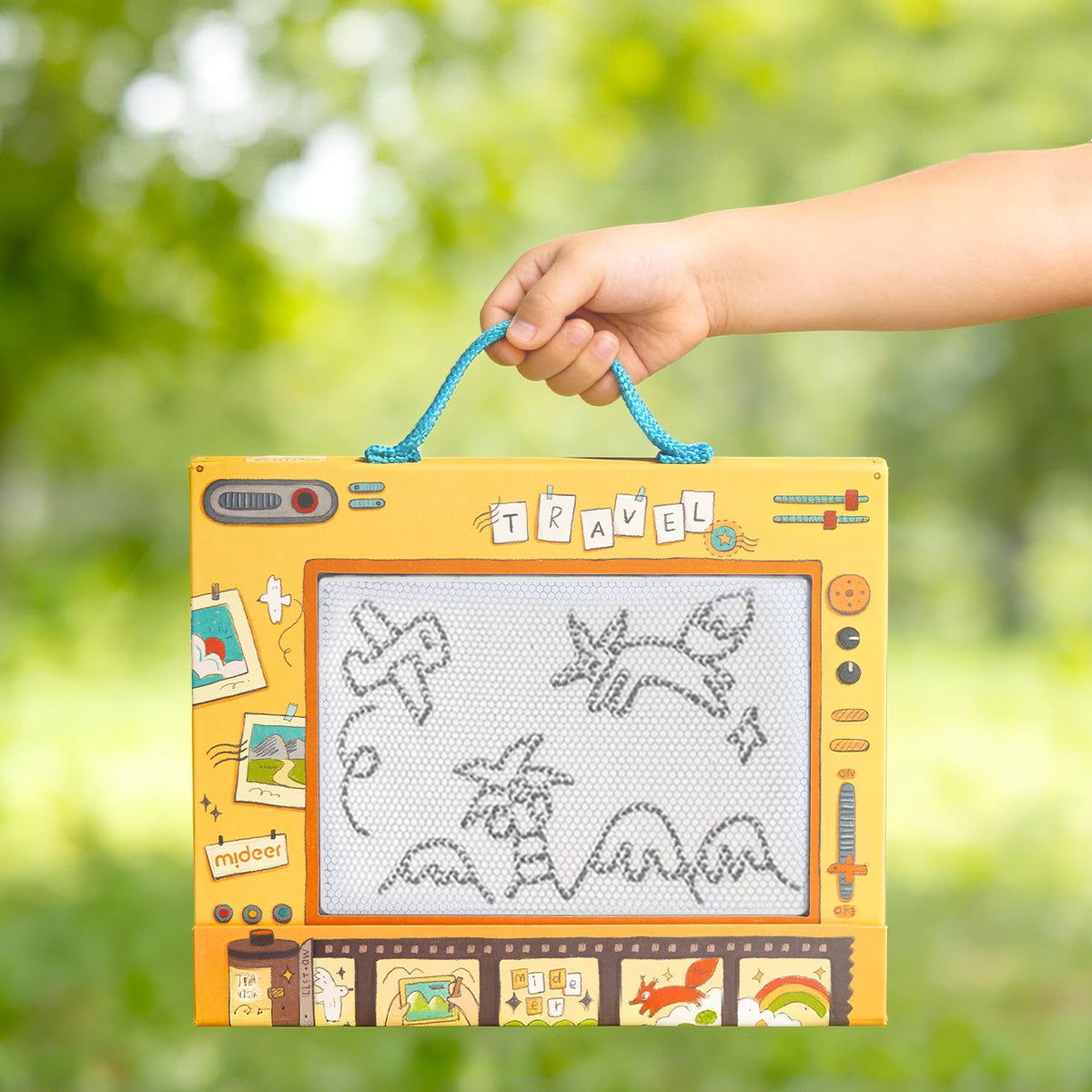 Convertible board game design that unfolds from activity book