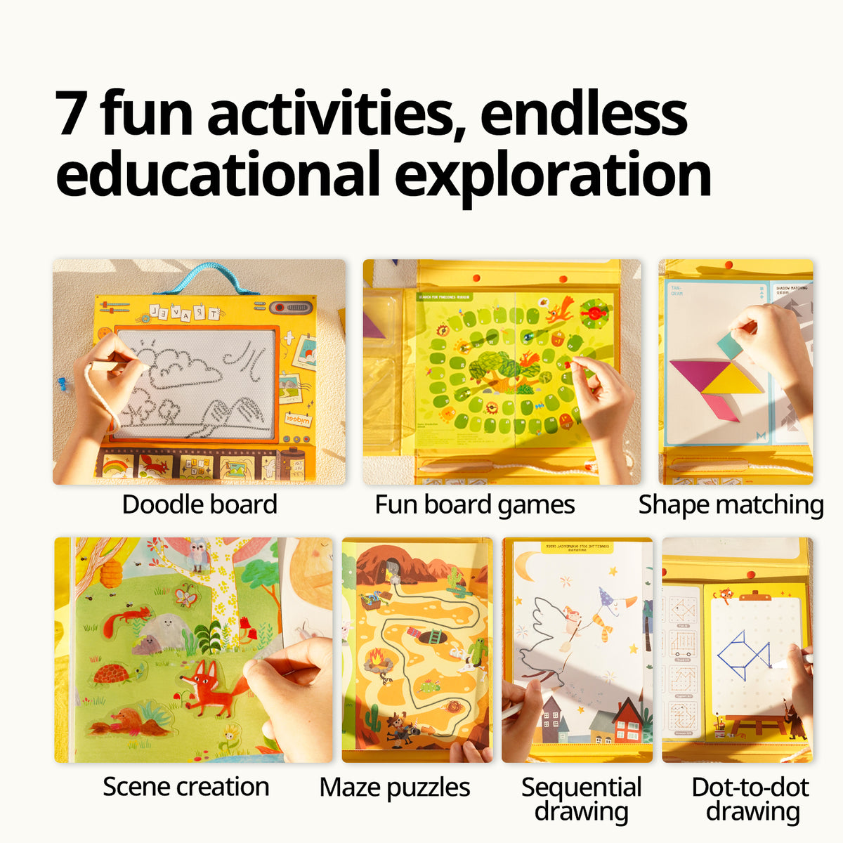Mideer Sensory Activity Book – Travel Toy for Kids
