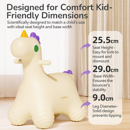 Mideer Sensory Training Bounce Jumper – Unicorn Hopper Toy for Kids