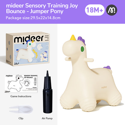 Mideer Sensory Training Bounce Jumper – Unicorn Hopper Toy for Kids