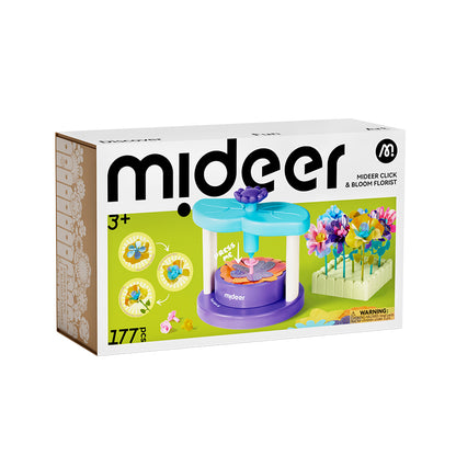Mideer Click & Bloom Florist Playset – Pretend Play Toy for Kids