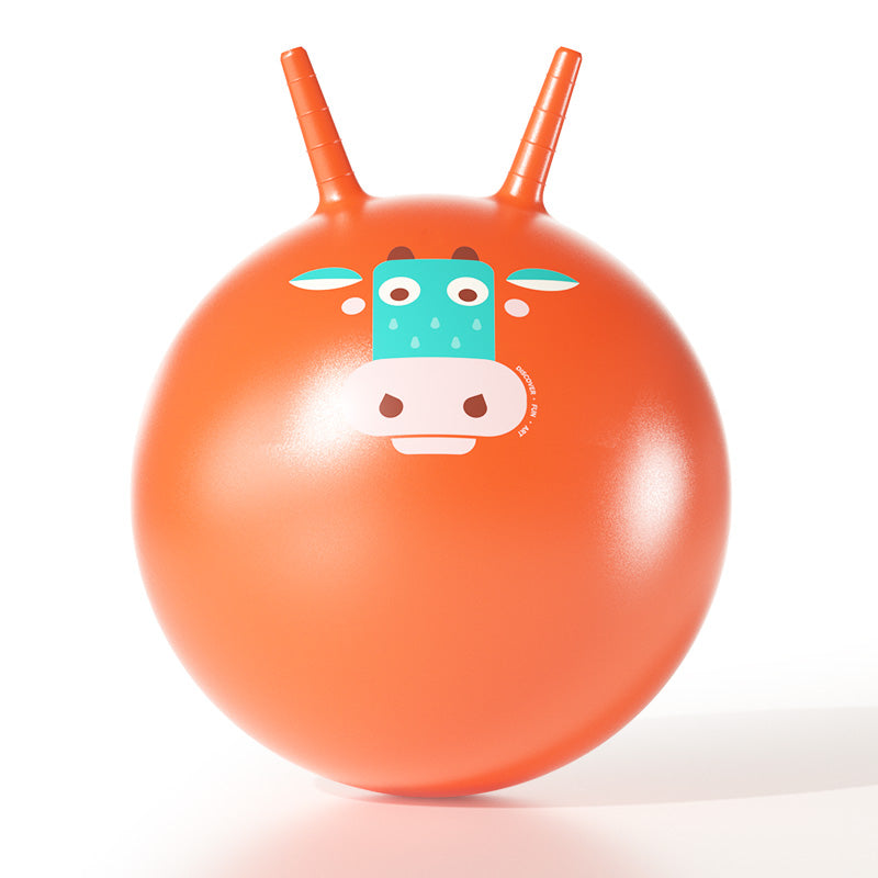 Mideer Sensory Training Bounce Ball – Moo Moo Cow Hopper Toy