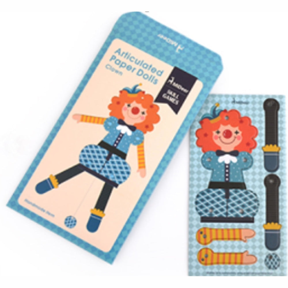 Mideer Articulated Paper Dolls-Clown