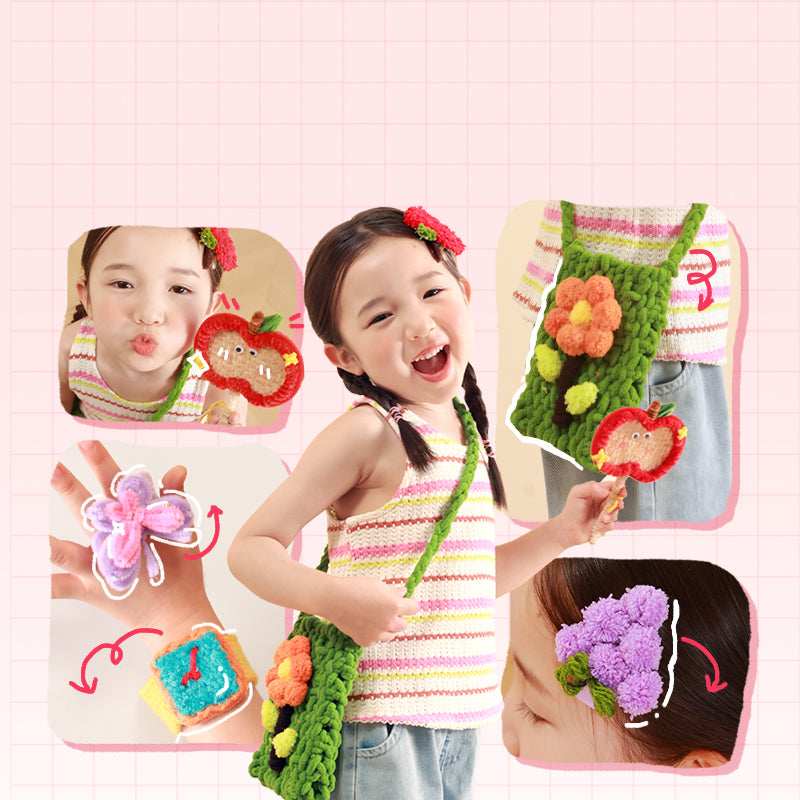 Mideer Knit & Stitch Magic Box product details for kids in Kuwait