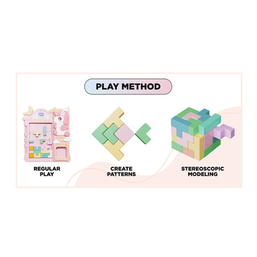 Tetris Building Blocks - Unicorn