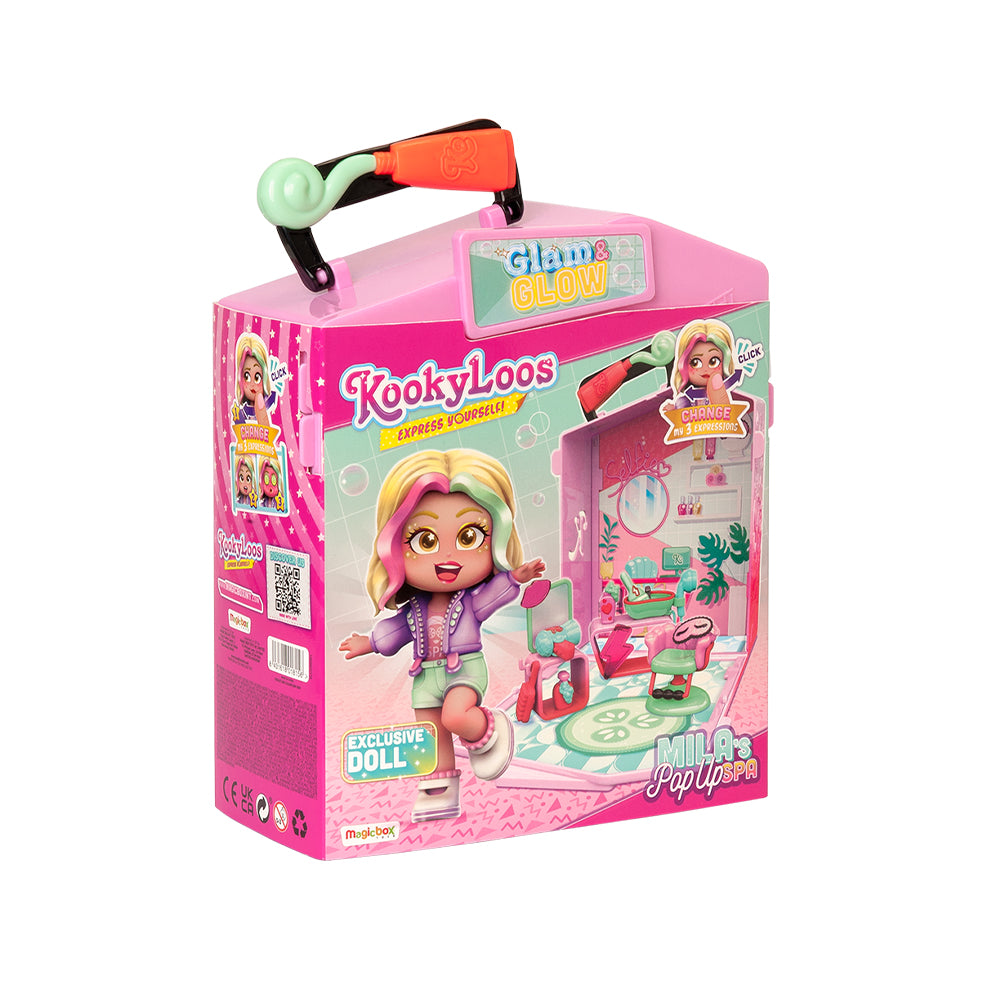 Kookyloos S Mila Popup Spa - Face Swapping Dolls